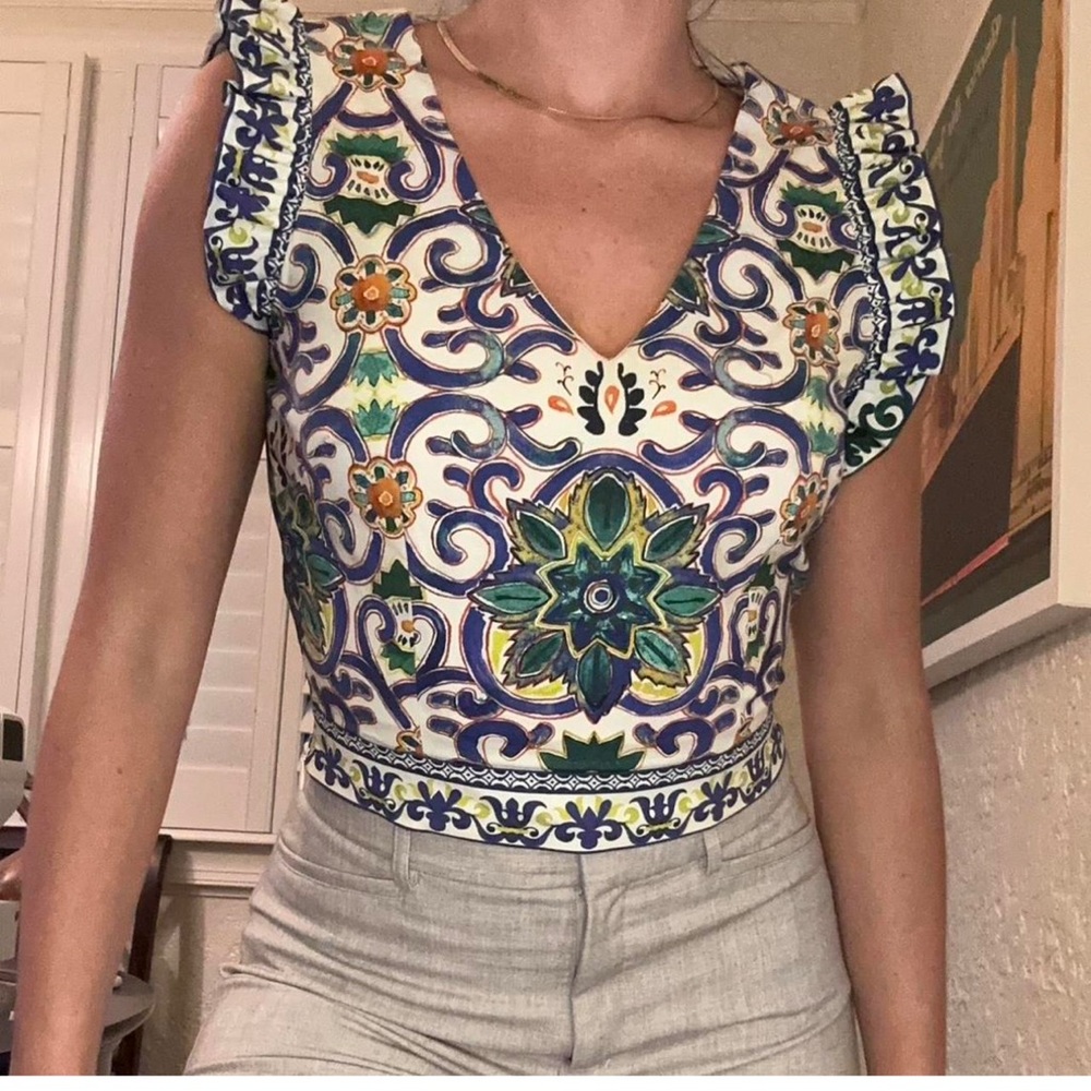 Antonio Melani Dolce and Gabbana mosaic top